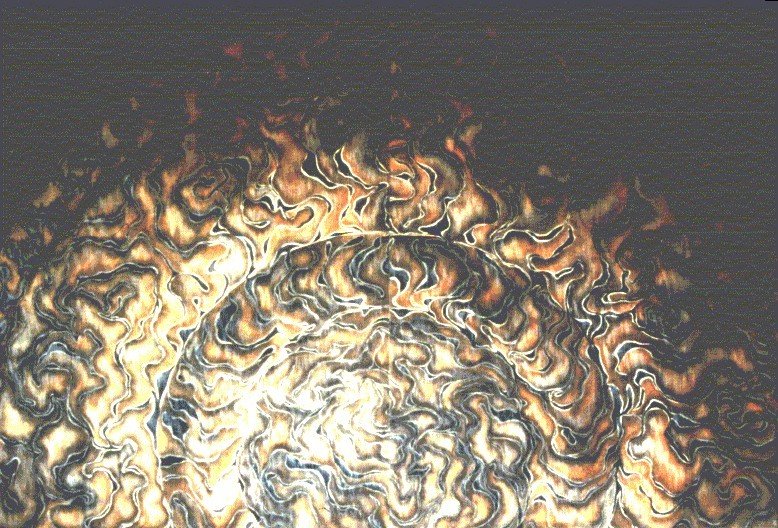 Compoziție abstractă inspirată de foc